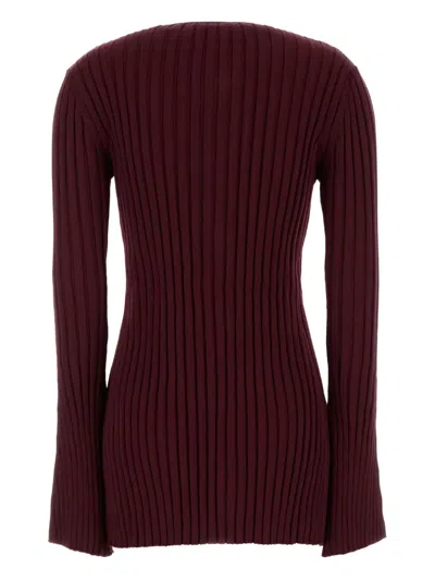 Stella Mccartney Ribbed Long Sleeved Cardigan
