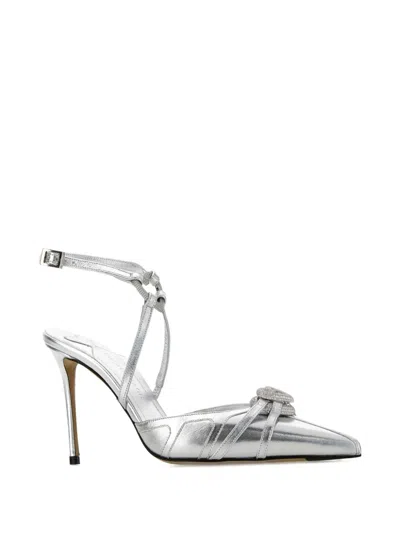Mach&mach 95mm Crystal-embellished Ankle-strap Pumps