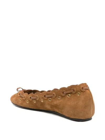 Isabel Marant Balfy Suede Ballet Flats