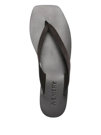 A.emery Kinto Flat Sandals In Brown
