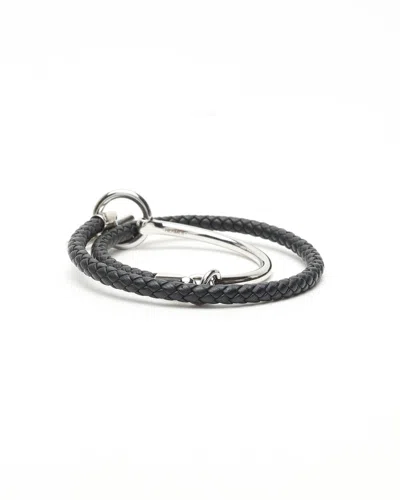 Pre-owned Hermes Hermès Glenan H Link Argo Bracelet