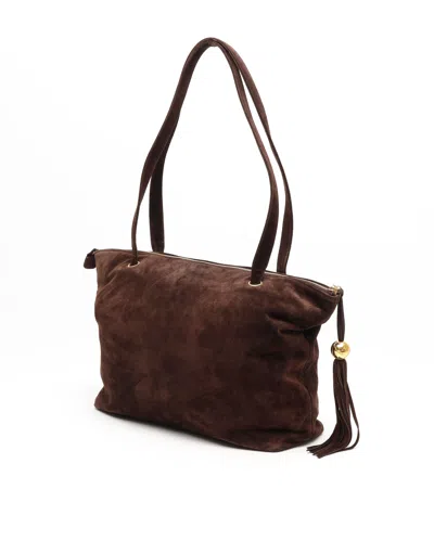 Pre-owned Chanel Suede Cc Tote Bag