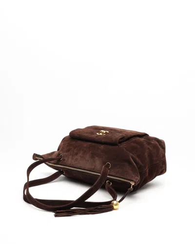 Pre-owned Chanel Suede Cc Tote Bag
