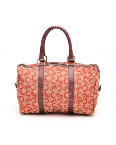 Celine Céline C Macadam Boston Bag