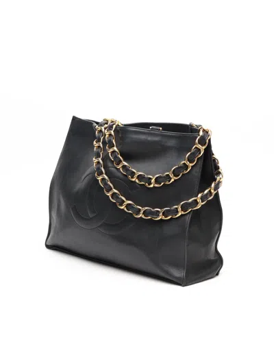 Pre-owned Chanel Cc Chain Tote Bag