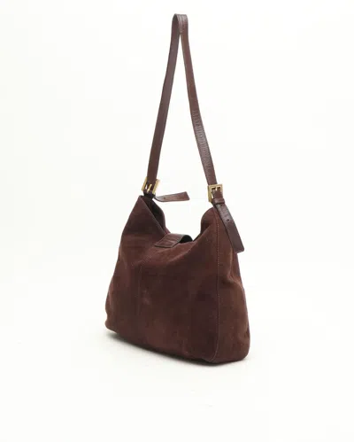 Fendi Suede Shoulder Bag