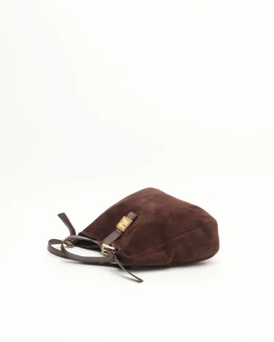 Fendi Suede Shoulder Bag
