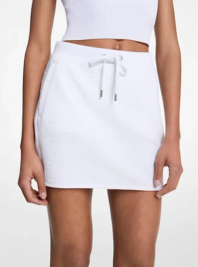 Michael Kors Logo Jacquard Mini Skirt