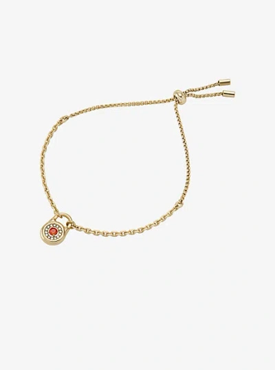 Michael Kors Pavé Lock Slider Bracelet
