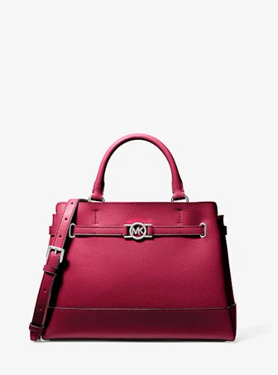 Michael Kors Reed Large Pebbled Leather Satchel