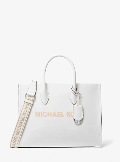 Michael Kors Mirella Medium Pebbled Leather Tote Bag