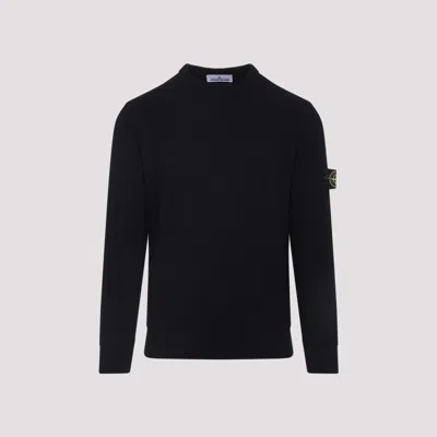 Stone Island Cotton Sweatshirt In Black