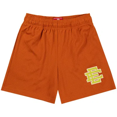 Pre-owned Eric Emanuel Ee Basic Short 'bombay Brown' | Orange | Men's Size M