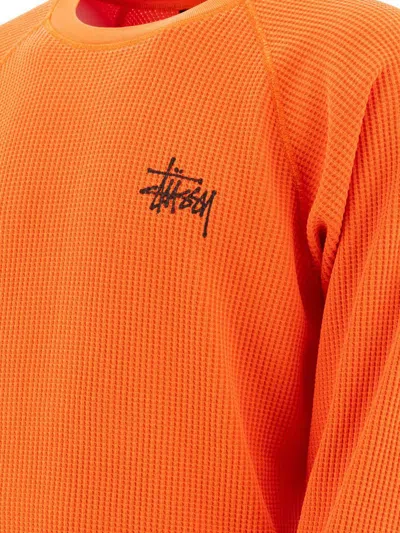 Stussy Basic Stock T-shirts In Orange
