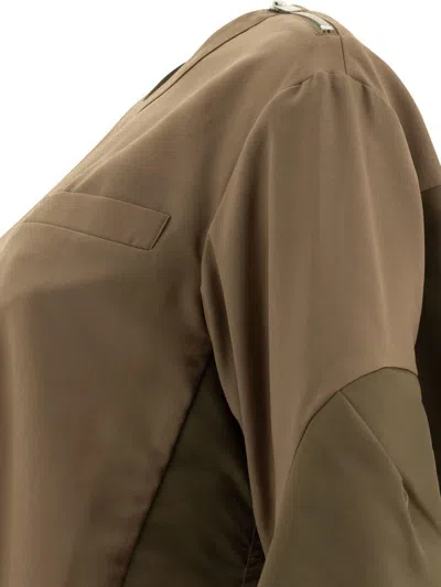 Sacai "suiting X Nylon Twill" Sweater