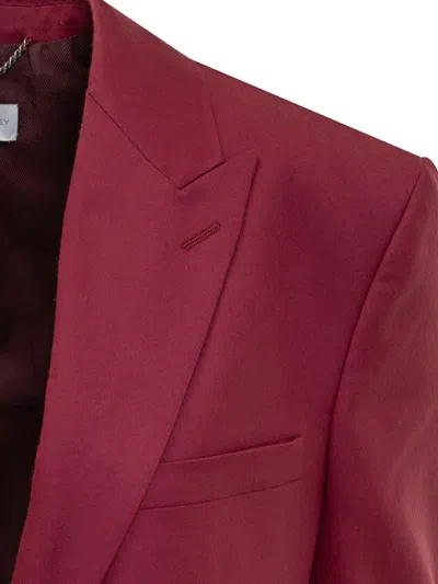 Stella Mccartney Single-breasted Blazer In Burgundy
