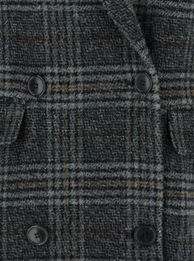 Isabel Marant Étoile Womens Grey Lexana Double-breasted Wool Coat In Gray
