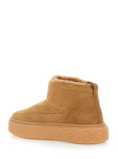 Pinko Yoko 2 - Mid Sneaker Cow Suede/lining Fur…