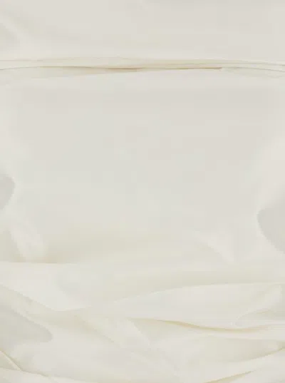 Rotate Birger Christensen Off Shoulder Mini Dress In White