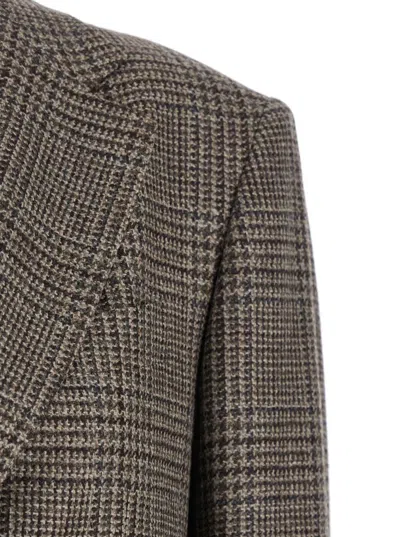 Tagliatore Single Breasted Blazer In Black