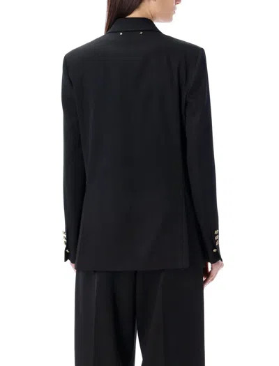 Golden Goose Black Double-breasted Jacket In Wool Women