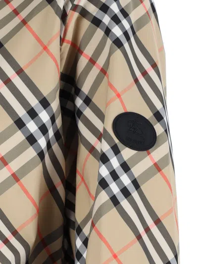 Burberry Women Archivio Check Waterproof Jacket