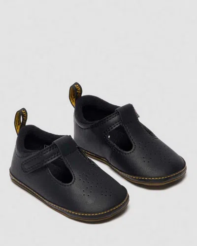 Dr. Martens' Newborn Polley Pu-coated Leather Mary Jane Shoes