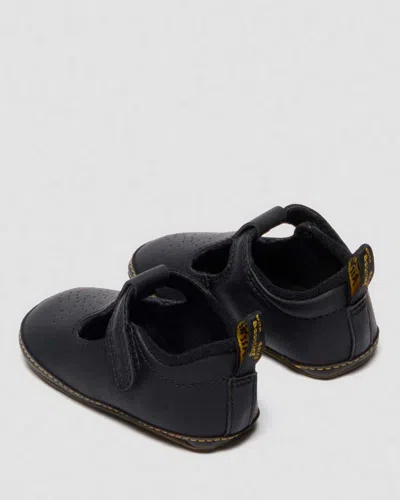 Dr. Martens' Newborn Polley Pu-coated Leather Mary Jane Shoes