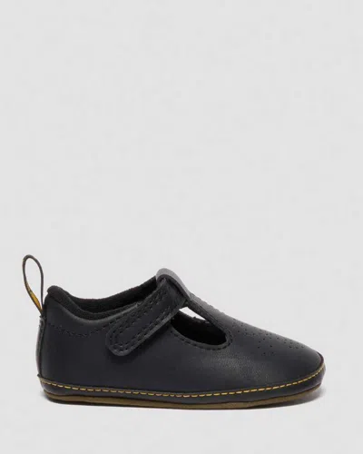 Dr. Martens' Newborn Polley Pu-coated Leather Mary Jane Shoes