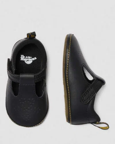 Dr. Martens' Newborn Polley Pu-coated Leather Mary Jane Shoes