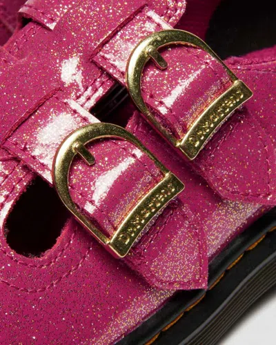 Dr. Martens' Junior 8065 Glitter Patent Leather  Mary Jane Shoes