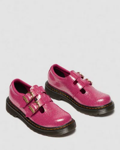 Dr. Martens' Junior 8065 Glitter Patent Leather  Mary Jane Shoes