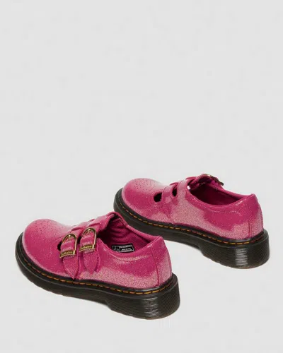 Dr. Martens' Junior 8065 Glitter Patent Leather  Mary Jane Shoes