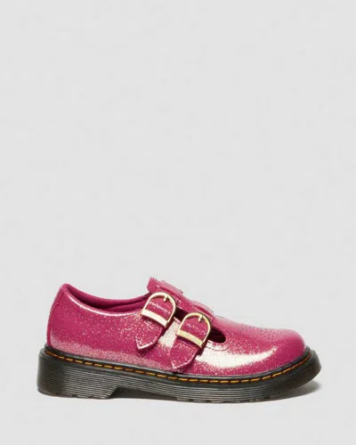Dr. Martens' Junior 8065 Glitter Patent Leather  Mary Jane Shoes