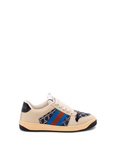 Gucci `screener` Denim Sneakers