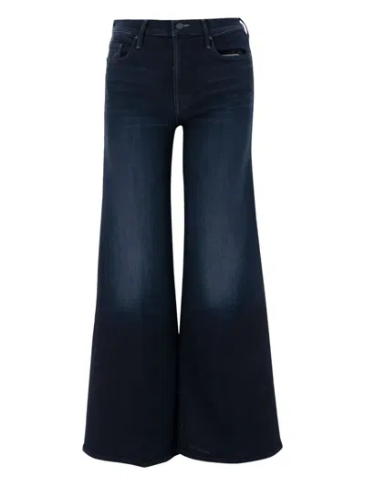 Mother Wide-leg Stretch Cotton Blend Jeans