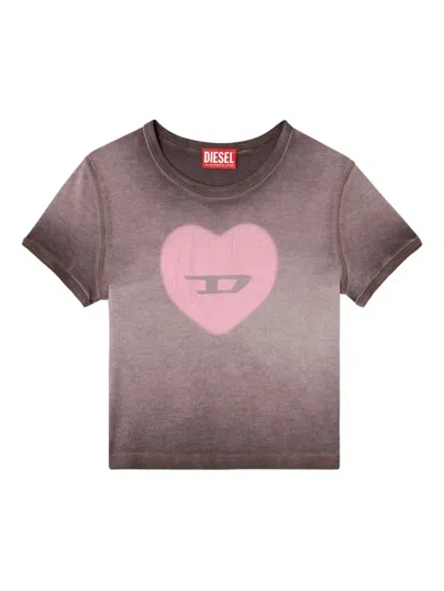 Diesel Brown Cotton T-ele T-shirt
