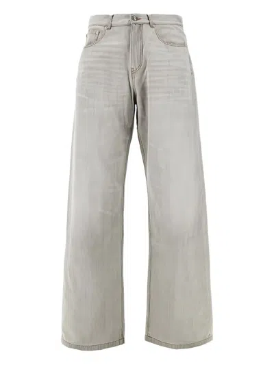 Palm Angels `curved Logo` Loose Jeans
