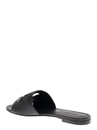 Dolce & Gabbana Dolce&gabbana Black Bianca Sliders