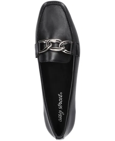 Easy Street Women's Femi Square-toe Slip-on Flats