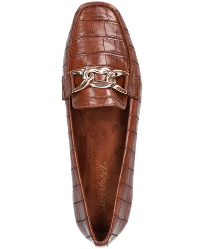 Easy Street Women's Femi Square-toe Slip-on Flats