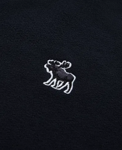 Abercrombie Boys Essential Full Zip Hoodie In Black