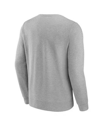 Fanatics Men'sâ Heathered Gray New England Patriots Bold Move Pullover Sweatshirt In Gray