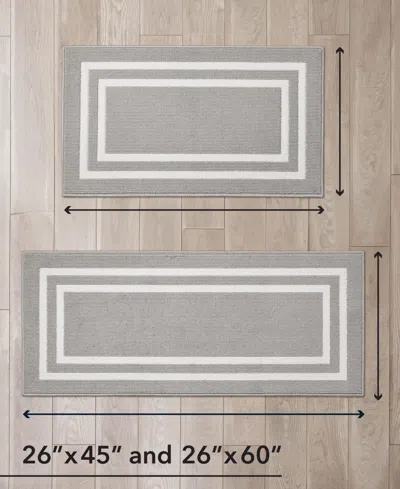 Jean Pierre New York Double Line Border Tufted 2-pc. Runner Rug Set