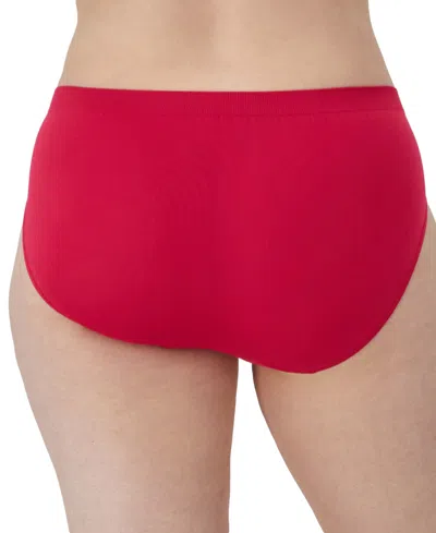 Bali One Smooth U All-over Smoothing Hi Cut Brief Underwear 2362 In Red