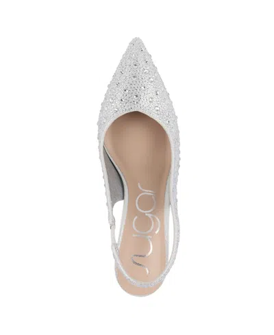 Sugar Women's Dazzy Slingback Rhinestone Dress Pumps