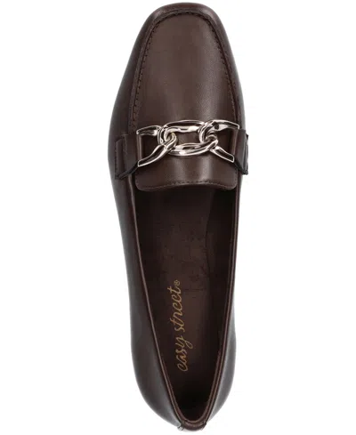 Easy Street Women's Femi Square-toe Slip-on Flats