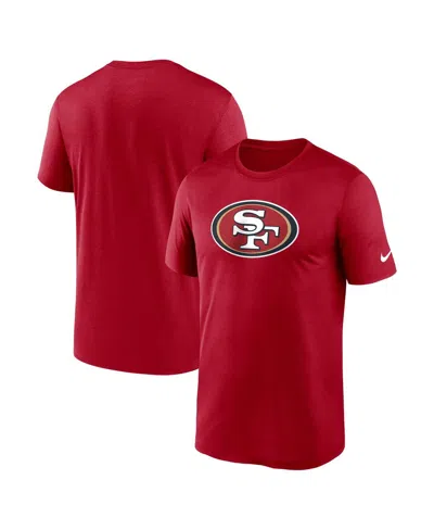 Nike Scarlet San Francisco 49ers Primetime Legend Logo Performance T-shirt In Red