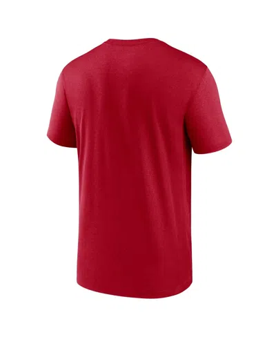 Nike Scarlet San Francisco 49ers Primetime Legend Logo Performance T-shirt In Red