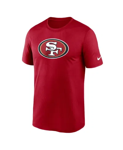 Nike Scarlet San Francisco 49ers Primetime Legend Logo Performance T-shirt In Red